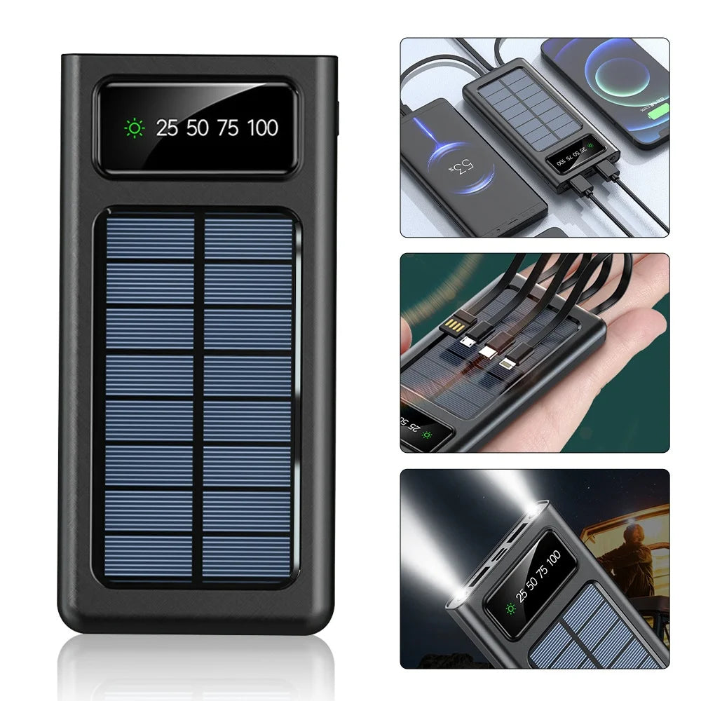 Chargeur portatif solaire 20 000 mAh